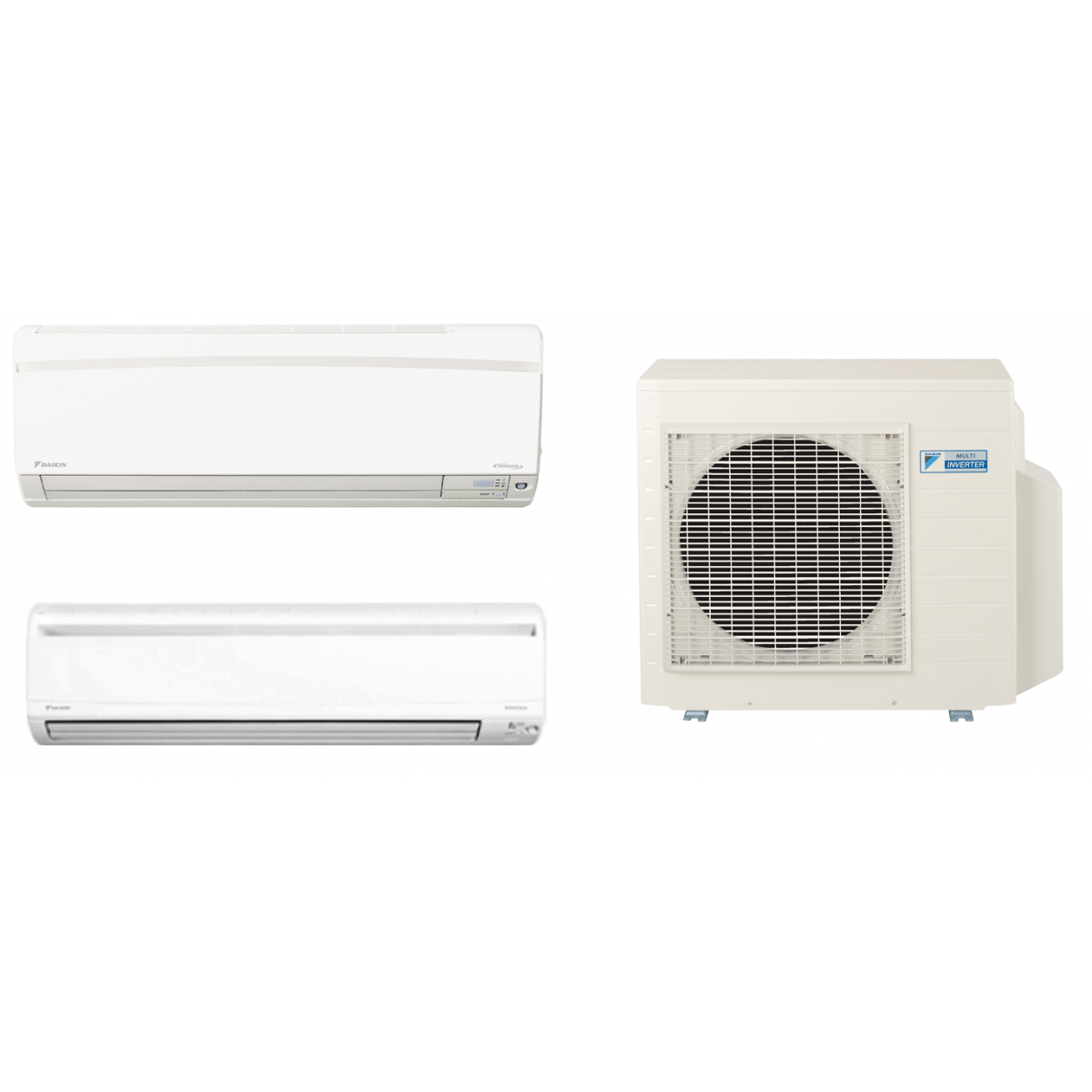 大金 Daikin 3MXS68LVMA9+FTXS25KVMN+FTXS50KAVMN 超級變頻冷暖多聯型分體冷氣機 (1.0匹+2.0匹)