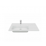 Roca The Gap 右翼一體式面盆連雙抽屜面盆櫃套裝 (炭灰色)