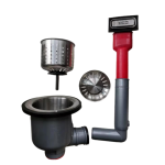 Franke 440179460179 昇盆不銹鋼高身花籃去水連溢水管