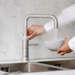 Quooker 3CFSRVS Classic Fusion Square 一體式水龍頭連PRO3滾水水箱 (拉絲不鏽鋼)