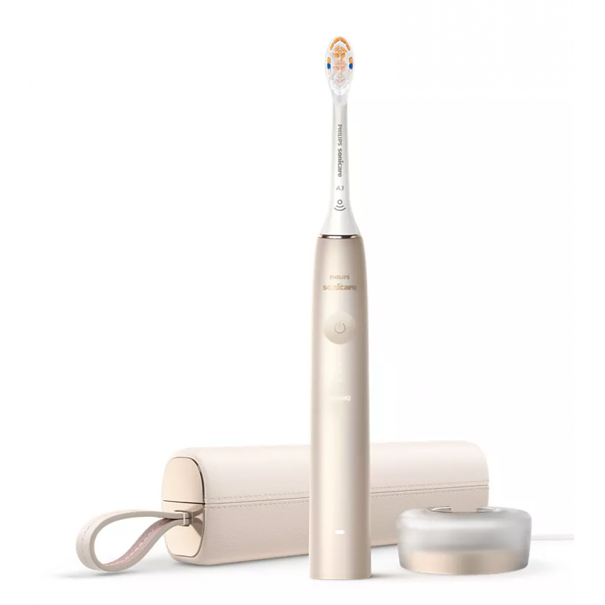 PHILIPS HX9996/11 飛利浦 Sonicare 9900 Prestige SenseIQ 電動牙刷：智能感應、香檳金色、A3全效刷頭