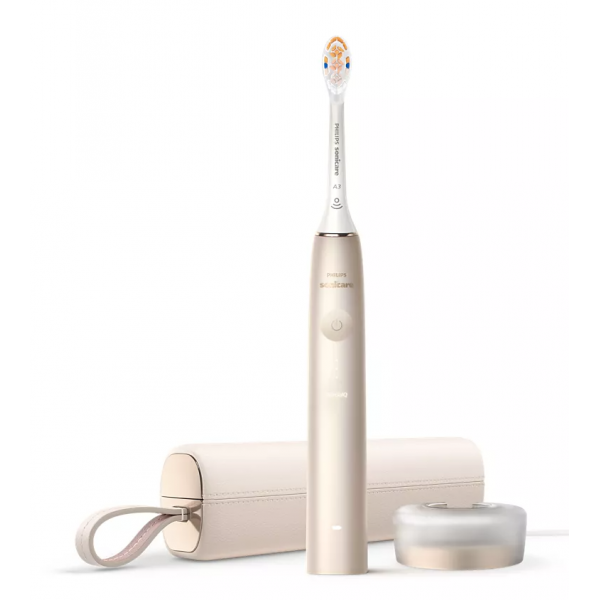 PHILIPS HX9996/11 飛利浦 Sonicare 9900 Prestige SenseIQ 電動牙刷：智能感應、香檳金色、A3全效刷頭