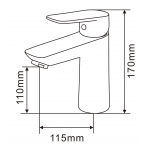 Well Bloom Italy 3SET165RM 165系列拉絲玫瑰金色3件龍頭套裝