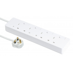 Schneider Electric 施耐德電氣 13A 四位安全拖板連獨立開關及LED指示燈 (TSH34_3_WE_C5)