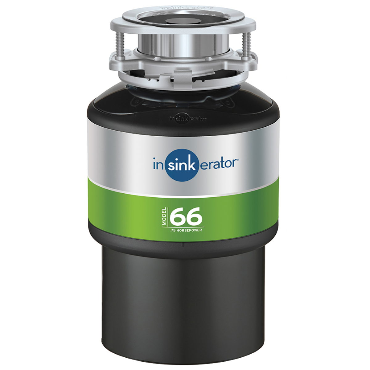 Insinkerator 愛適易 Model66 廚餘處理器 - 0.75HP、靜音、4年保養、美國進口