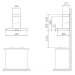 富士皇 FUJIOH FR-HT2190V 90厘米 煙導式抽油煙機 高效靜音
