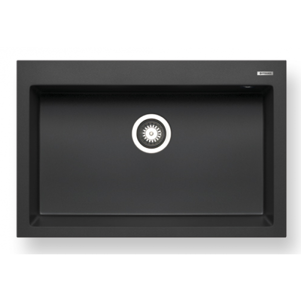 Pyramis 百利美 Istros 花崗岩廚房昇盆 (76x50) (炭黑色)