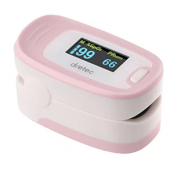 Dretec OX-102PK 脈搏血氧計 (粉紅色)