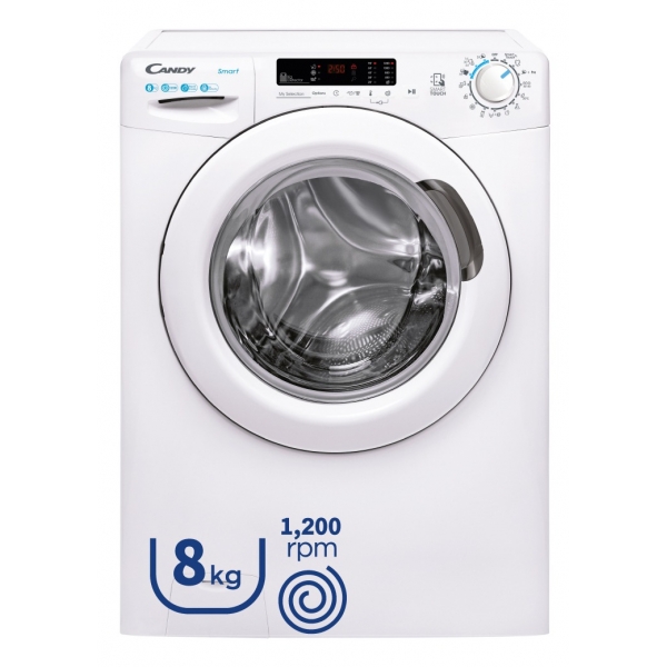 金鼎 CANDY CS1282DE-S 8公斤 1200轉 前置式洗衣機 1級能源標籤 意大利製造