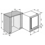 Baumatic BWCD1502GL 46瓶嵌入式變頻雙溫區酒櫃