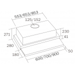德國寶 GERMAN POOL TFT-700 70厘米 拉趟式抽油煙機