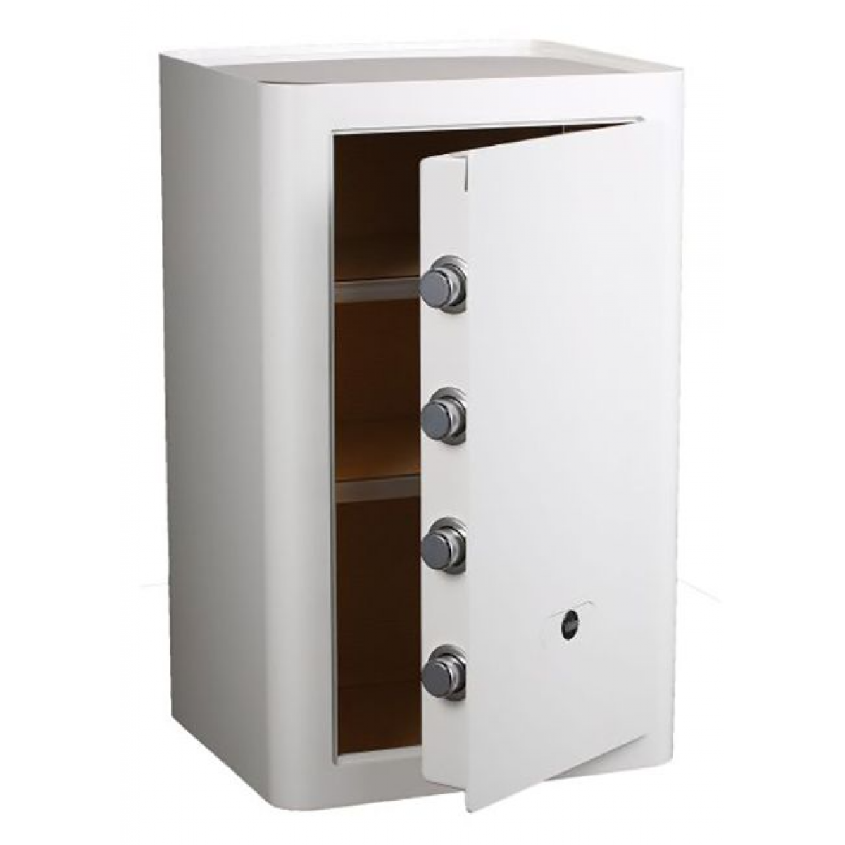 YALE 優雅指紋保險箱 48L YSS580W1 仙境白色