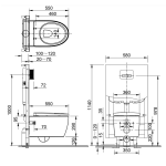 Inax AC952 S600 掛牆高咀座廁