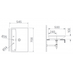 Inax AL-S630VFC S600 薄刃京瓷檯上式洗手盆