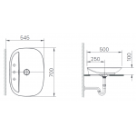 Inax AL-S640VFC S600 薄刃京瓷檯上式洗手盆