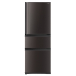 Toshiba GR-RM424WE-PMA(37) 268L 3-Doors Inverter Compressor Refrigerator (Satin Grey)
