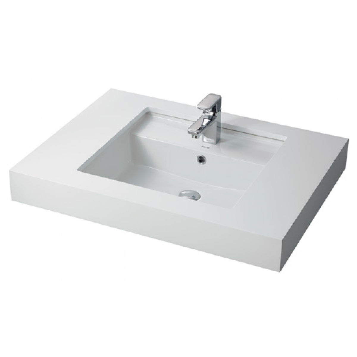 TOTO LW586RCB 檯下式洗手盆 (帶龍頭孔)