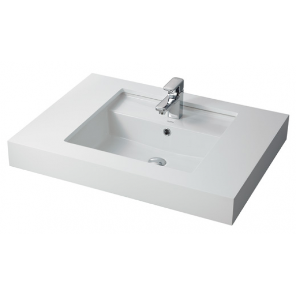 TOTO LW586RCB 檯下式洗手盆 (帶龍頭孔)