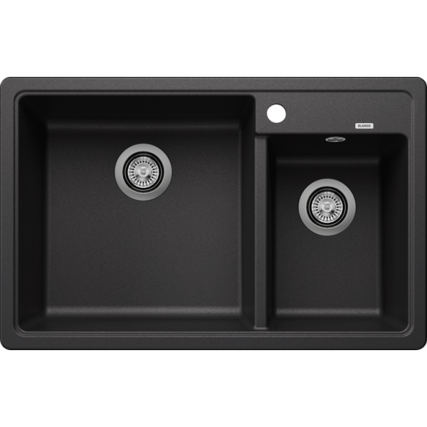 BLANCO LEGRA 8(526224) 雙盆花崗岩複合式星盆 (碳灰色)