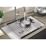 BLANCO 238482 廚房不銹鋼滾輪墊 - 460x425mm、捲疊式設計