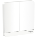 Schneider Electric 施耐德電氣 AvatarOn 16AX 兩位單控開關掣連LED指示燈 (搪瓷白) (E8332L1LED_WE_C5)