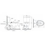TOTO C940E/S940DPE 加長型封閉式座廁