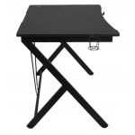 Zenox Ares 116厘米 固定版電競枱 (黑色)