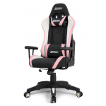 Zenox Rookie 兒童電競椅 (粉紅色) (Z-3076-P) - 135°後躺、可調頭枕腰枕、4級液壓氣桿