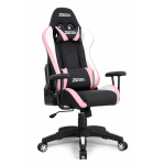 Zenox Rookie 兒童電競椅 (粉紅色) (Z-3076-P) - 135°後躺、可調頭枕腰枕、4級液壓氣桿