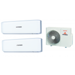 Mitsubishi Heavy 三菱重工 1.0匹x2 一拖二 家用變頻冷暖 多聯分體式冷氣機 (SRK25ZSx2/SCM50ZS-S1)
