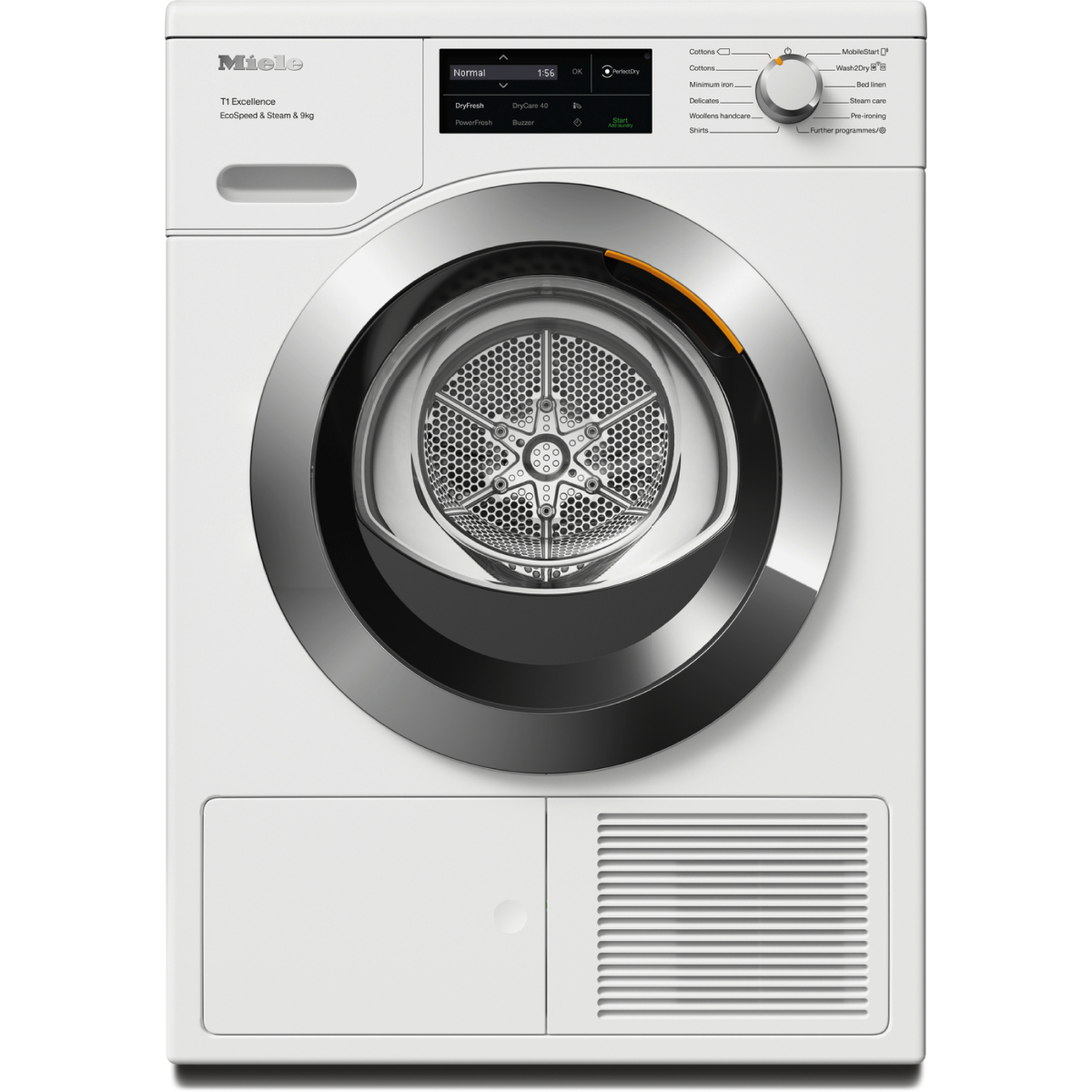 MIELE TEL785WP 9公斤 T1 熱泵式乾衣機 SteamFinish 蒸汽護理