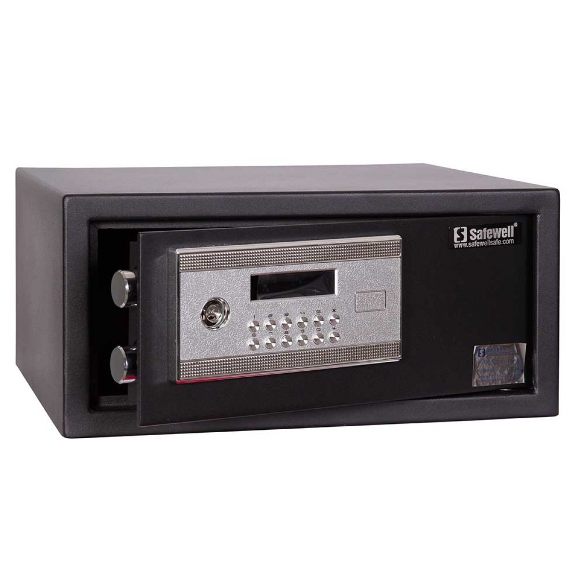 Safewell 200NHK-W 防盜夾萬 (碳黑) - 電子鎖+鎖匙雙重保險、內置警鐘