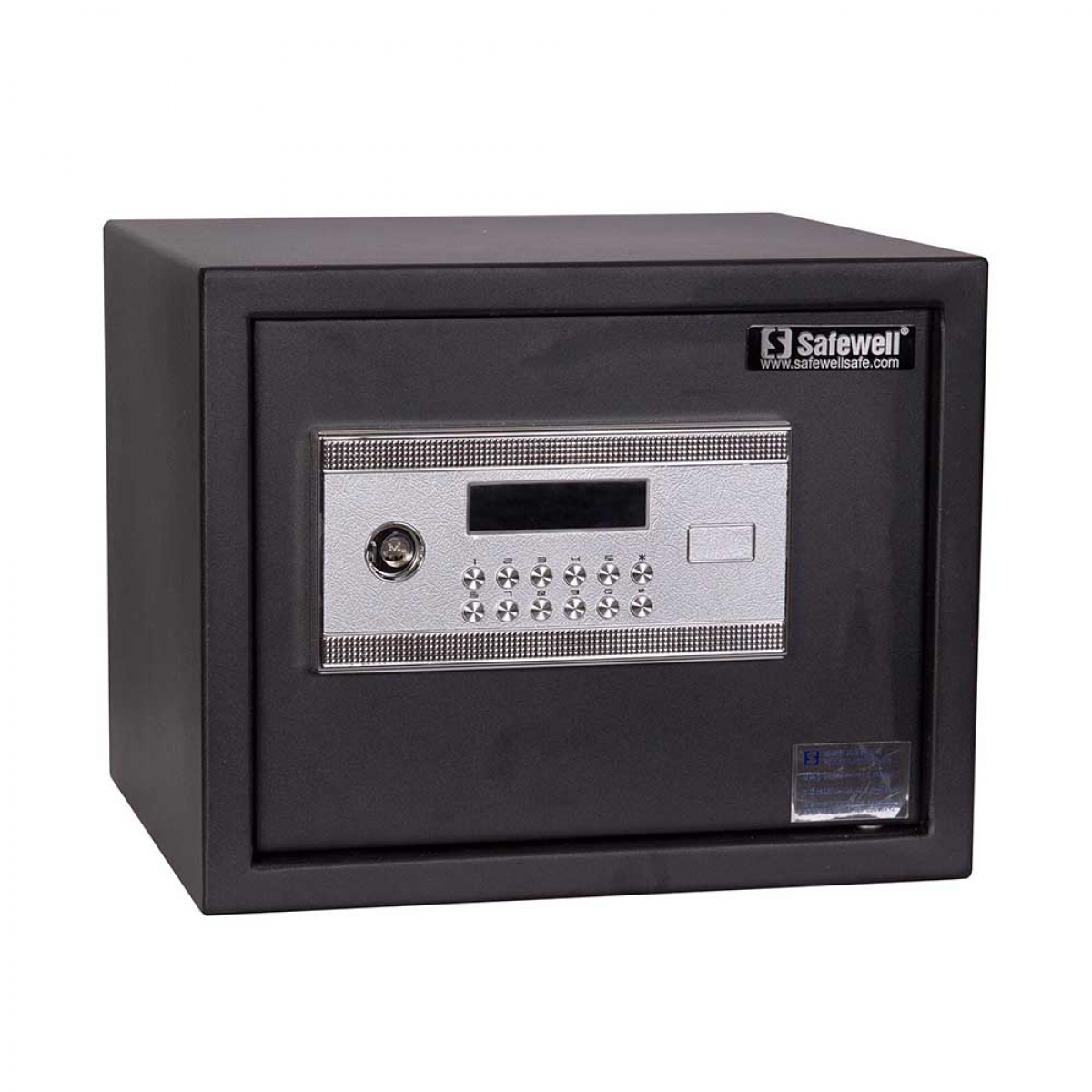 Safewell 280NHK 防盜夾萬 (碳黑) - 電子鎖+鎖匙雙重保險、內置警鐘