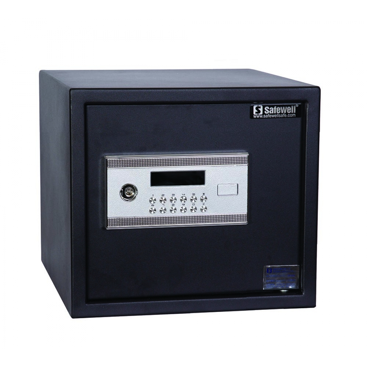 Safewell 330NHK 防盜夾萬 (碳黑) - 電子鎖+鎖匙雙重保險、內置警鐘