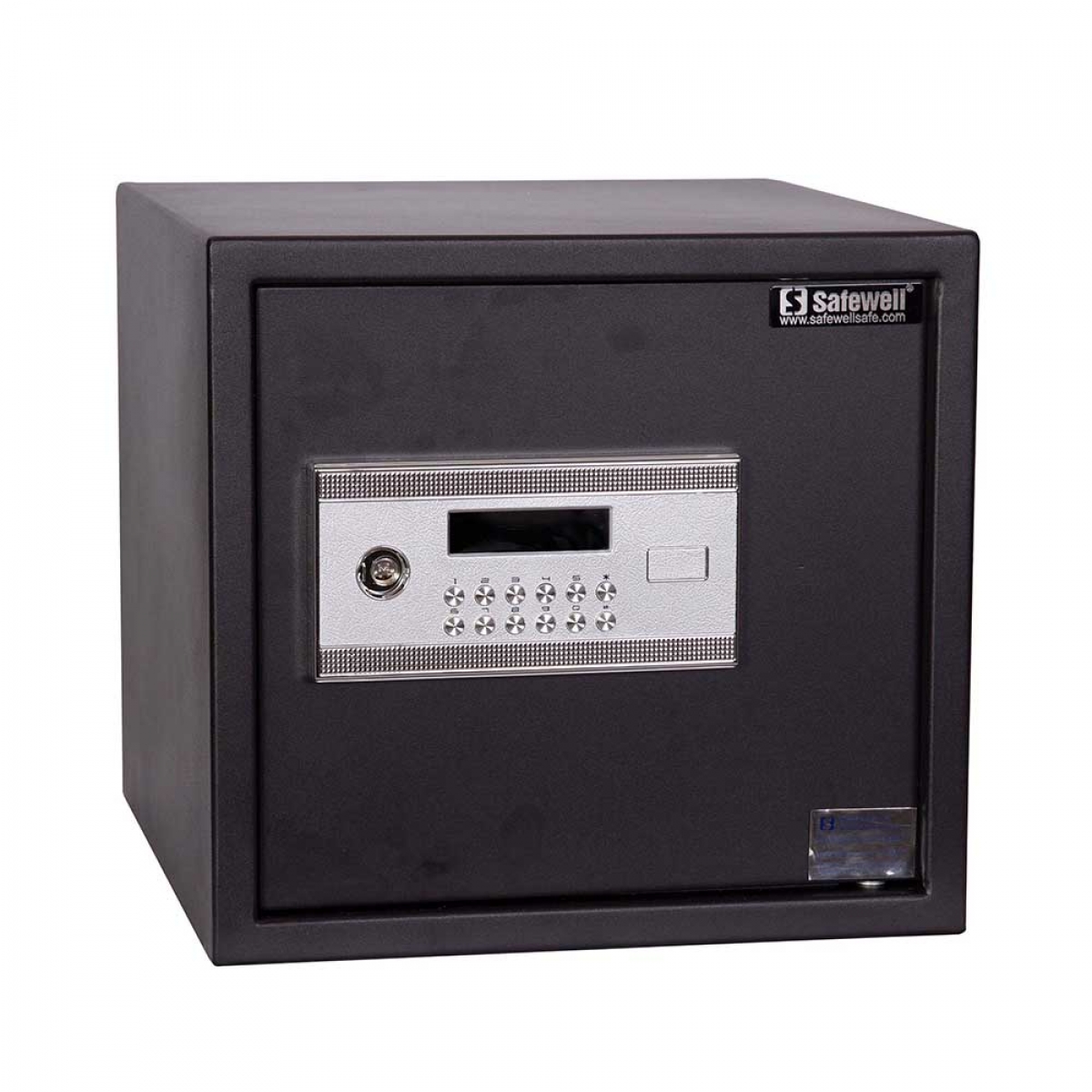 Safewell 350NHK 防盜夾萬 (碳黑) - 電子鎖+鎖匙雙重保險、內置警鐘