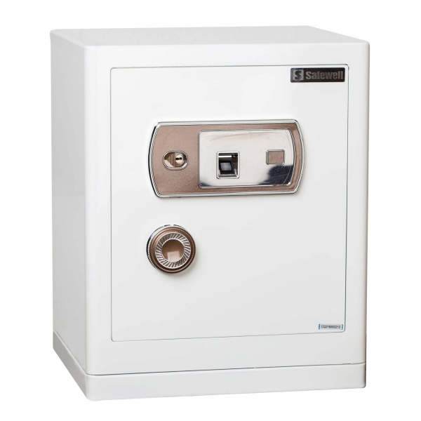 Safewell 450QF-W QF系列 藍牙指紋鎖家用夾萬 (白色)