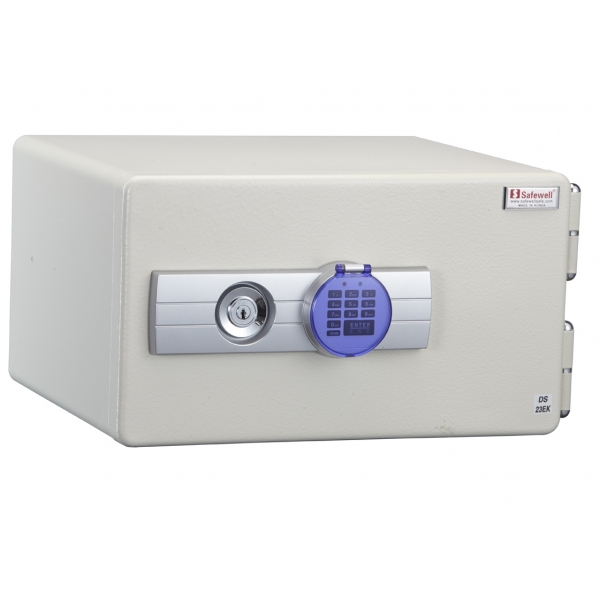 Safewell DS-23EK DS系列 韓國1小時防火夾萬 (電子鎖/珍珠白)