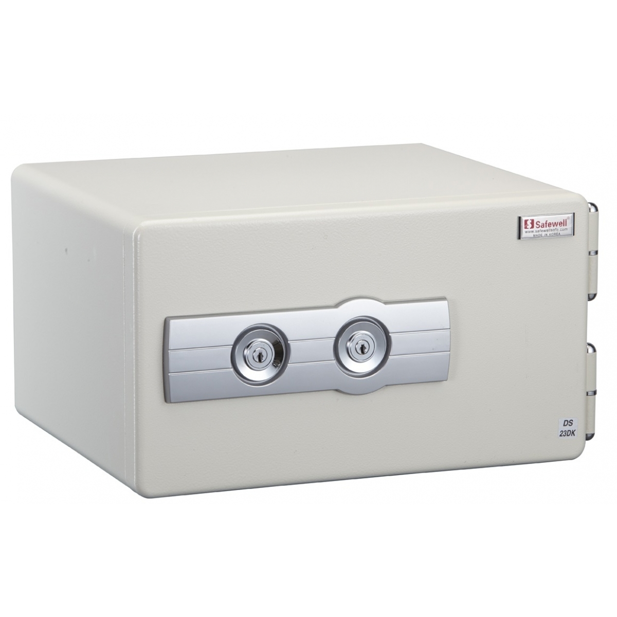 Safewell DS-23K2 DS系列 韓國1小時防火夾萬 (雙鎖匙/珍珠白)
