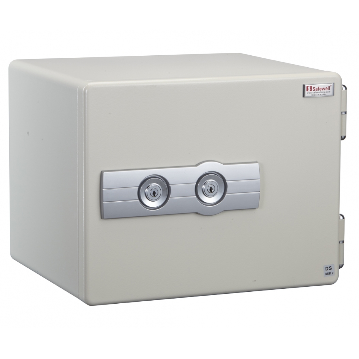 Safewell DS-35K2 DS系列 韓國1小時防火夾萬 (雙鎖匙/珍珠白)