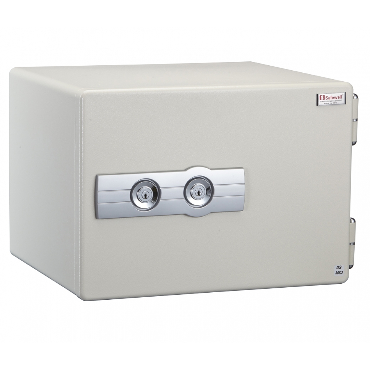 Safewell DS-36K2 DS系列 韓國1小時防火夾萬 (雙鎖匙/珍珠白)