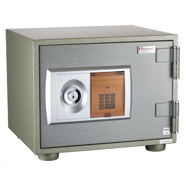 Safewell MSD101 MSD系列 韓國1小時防火夾萬 (電子鎖/橄欖灰)
