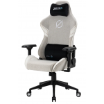 Zenox Saturn Mk-2 電競椅 (布面/淺灰色) - 180°後躺，4D扶手，磁力頸腰枕