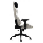 Zenox Saturn Mk-2 電競椅 (布面/淺灰色) - 180°後躺，4D扶手，磁力頸腰枕