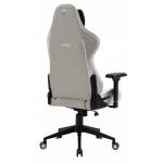 Zenox Saturn Mk-2 電競椅 (布面/淺灰色) - 180°後躺，4D扶手，磁力頸腰枕