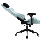 Zenox Saturn Mk-2 電競椅 (布面/湖水綠) - 冷卻凝膠記憶棉枕，180°後躺