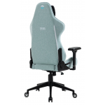 Zenox Saturn Mk-2 電競椅 (布面/湖水綠) - 冷卻凝膠記憶棉枕，180°後躺