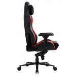 Zenox Jupiter Mk-2 電競椅 (皮面/紅色) - 穿孔PU皮革，130°後躺，強化合金腳架