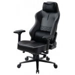 Zenox Spectre Mk-2 幽靈電競椅 (皮面/碳黑) - 辦公電競兩用，130°後躺，高密度定型海綿