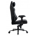 Zenox Spectre Mk-2 幽靈電競椅 (皮面/碳黑) - 辦公電競兩用，130°後躺，高密度定型海綿