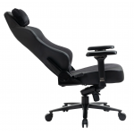 Zenox Spectre Mk-2 幽靈電競椅 (皮面/碳黑) - 辦公電競兩用，130°後躺，高密度定型海綿